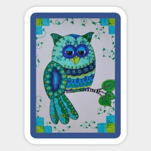 Cool owl Sticker